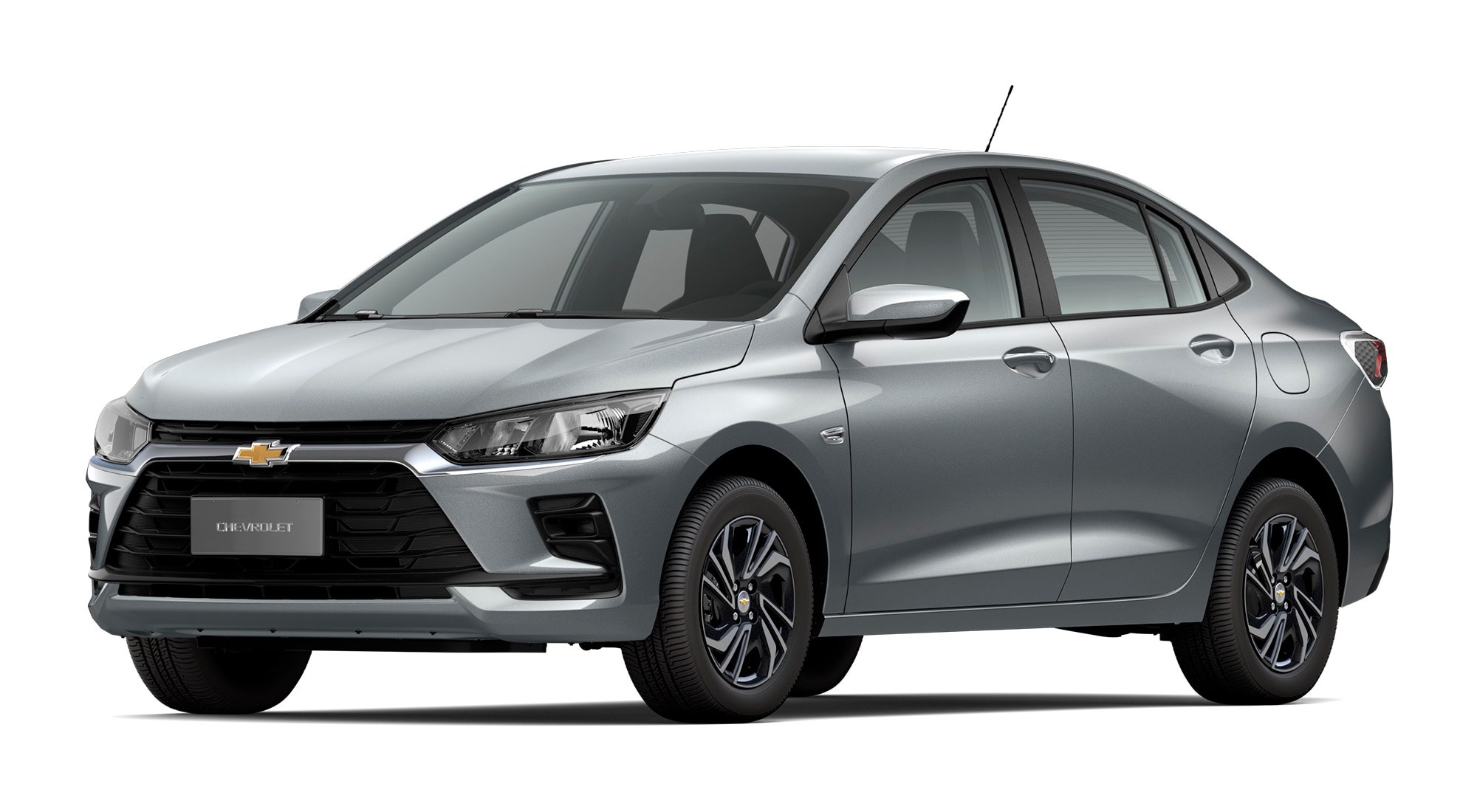 Conheça o Onix Plus 2027 nos modelos Turbo AT e AT ECO na cor Prata Shark